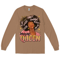 Toasted Coconut black queen Long Sleeve Tee - MaliasSmallBusiness