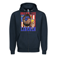 Drinking Like Lincoln Zipper Hoodie | Teevron