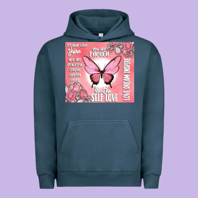 Self Love Urban Hoodie Designed By Maliassmallbusiness