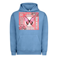 Pigment Pebble Blue self love Urban Hoodie - MaliasSmallBusiness