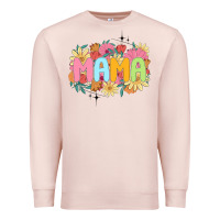 Pale Pink floral mama Premium Sweatshirt - JahusDesignShop