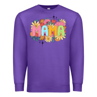 Purple floral mama Premium Sweatshirt - JahusDesignShop