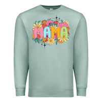 Seafoam floral mama Premium Sweatshirt - JahusDesignShop