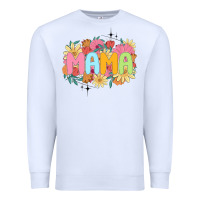 White floral mama Premium Sweatshirt - JahusDesignShop