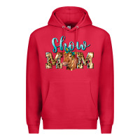 Cardinal Western Show Mom Red Angus Premium Hoodie - LillyAllenDesigns