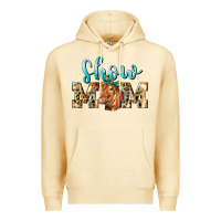 Pina Colada Western Show Mom Red Angus Premium Hoodie - LillyAllenDesigns