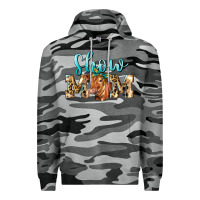 Slate Camo Western Show Mom Red Angus Premium Hoodie - LillyAllenDesigns