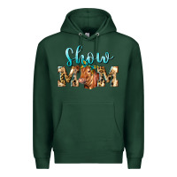 Sports Green Western Show Mom Red Angus Premium Hoodie - LillyAllenDesigns