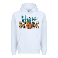 White Western Show Mom Red Angus Premium Hoodie - LillyAllenDesigns