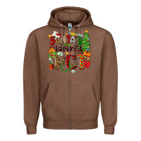 Chestnut santa's favorite pct Zipper Hoodie - Zillion Design Studio