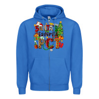 True Royal santa's favorite pct Zipper Hoodie - Zillion Design Studio