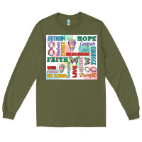 Army Green autism Long Sleeve Tee - MaliasSmallBusiness
