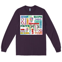 Plum autism Long Sleeve Tee - MaliasSmallBusiness