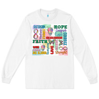 White autism Long Sleeve Tee - MaliasSmallBusiness
