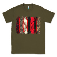 Army Green baseball brushstroke Classic Tee - Zillion Design Studio