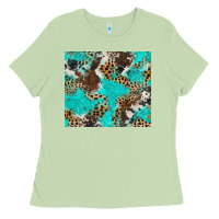 Matcha cheetah cowhide tumbler Ladies Tee - BarkalooDesign