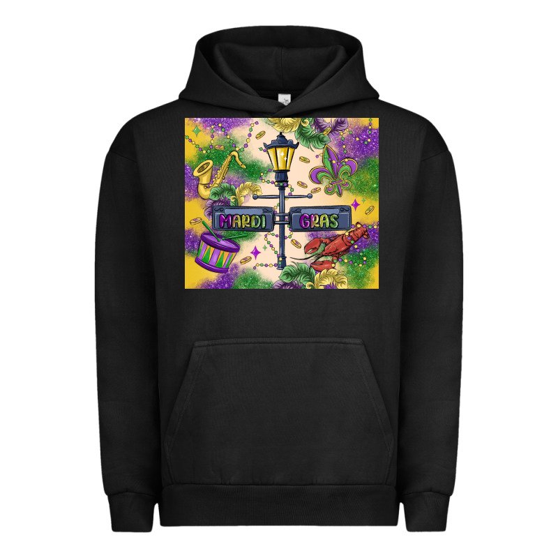 Mardi Gras Street Lights Urban Hoodie by MaliasSmallBusiness | Teevron