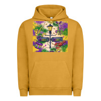 Pigment Peanut Butter mardi gras street lights Urban Hoodie - MaliasSmallBusiness