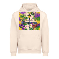 Sandshell mardi gras street lights Urban Hoodie - MaliasSmallBusiness