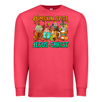 Cardinal pumpkin spıce jesus christ coffee cups Premium Sweatshirt - AdoDesignShop