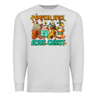 Dove Grey pumpkin spıce jesus christ coffee cups Premium Sweatshirt - AdoDesignShop