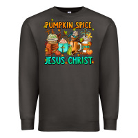 Smoke pumpkin spıce jesus christ coffee cups Premium Sweatshirt - AdoDesignShop