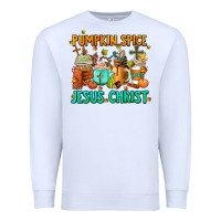 White pumpkin spıce jesus christ coffee cups Premium Sweatshirt - AdoDesignShop