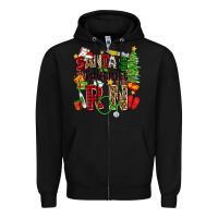 Black santa's favorite rn Zipper Hoodie - Zillion Design Studio