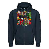 Navy santa's favorite rn Zipper Hoodie - Zillion Design Studio