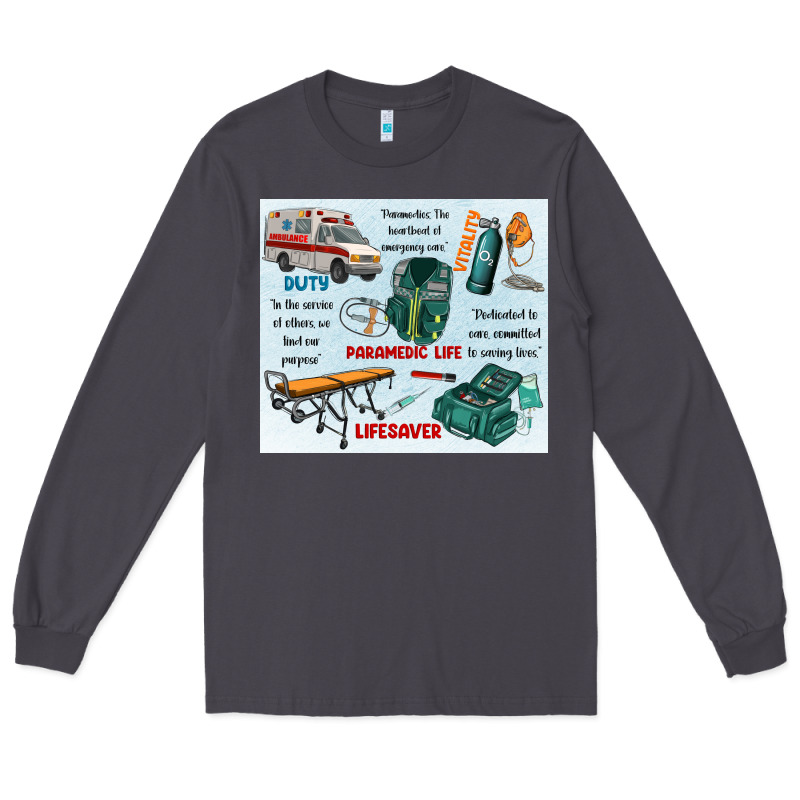 Paramedic Life Long Sleeve Tee by MaliasSmallBusiness | Teevron