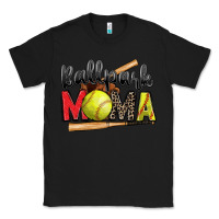 Black ballpark mama softball Classic Tee - Zillion Design Studio