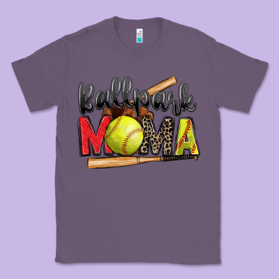 Classic Tee ballpark mama softball