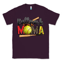 Plum ballpark mama softball Classic Tee - Zillion Design Studio