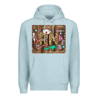 Blue Mist Western Registered Nurse Premium Hoodie - LillyAllenDesigns