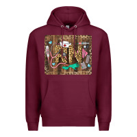 Burgundy Western Registered Nurse Premium Hoodie - LillyAllenDesigns