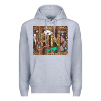 Heather Grey Western Registered Nurse Premium Hoodie - LillyAllenDesigns