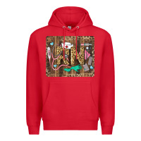 Red Western Registered Nurse Premium Hoodie - LillyAllenDesigns
