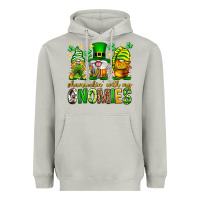 Moon Dust St. Patrick's Day shamrockin' with my gnomies Heavyweight Hoodie - Neo Western