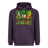 Plum St. Patrick's Day shamrockin' with my gnomies Heavyweight Hoodie - Neo Western