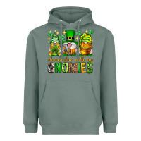 Sage St. Patrick's Day shamrockin' with my gnomies Heavyweight Hoodie - Neo Western