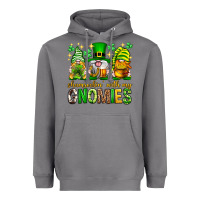 St. Patrick's Day Shamrockin' With My Gnomies Heavyweight Hoodie | Teevron