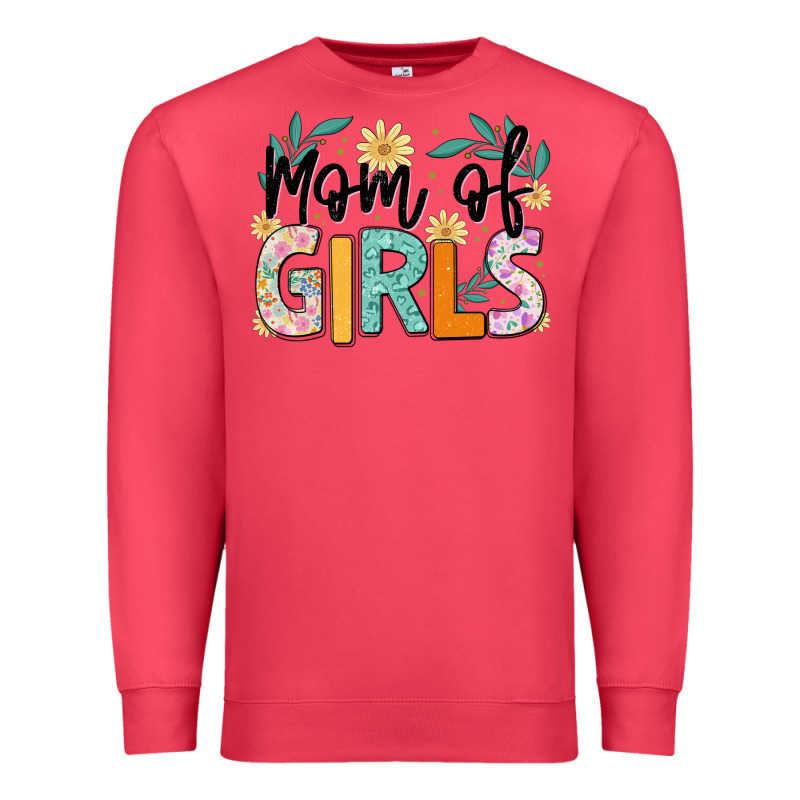 Mom Of Girls Premium Sweatshirt by JahusDesignShop | Teevron