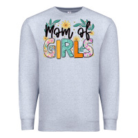 Heather Grey mom of girls Premium Sweatshirt - JahusDesignShop