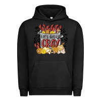 Pigment Black let's get cray crawfish boil Urban Hoodie - MaliasSmallBusiness