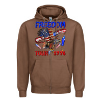 Chestnut freedom born to be free tour 1776 Zipper Hoodie - texasbilliewilder
