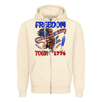 Sandshell freedom born to be free tour 1776 Zipper Hoodie - texasbilliewilder