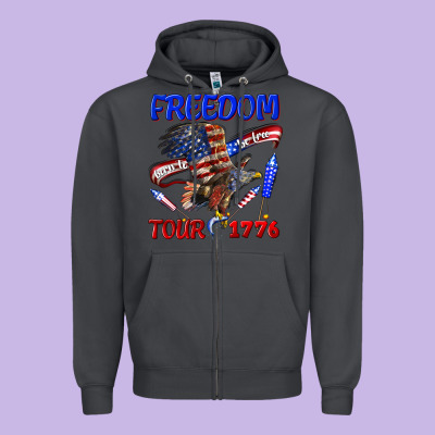 Zipper Hoodie freedom born to be free tour 1776