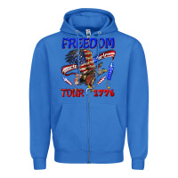 True Royal freedom born to be free tour 1776 Zipper Hoodie - texasbilliewilder