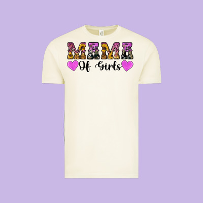 Western Mama Of Girls Vintage Tee Designed By Artiststas