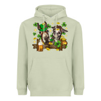 Matcha St. Patrick's Day donkey Heavyweight Hoodie - Neo Western